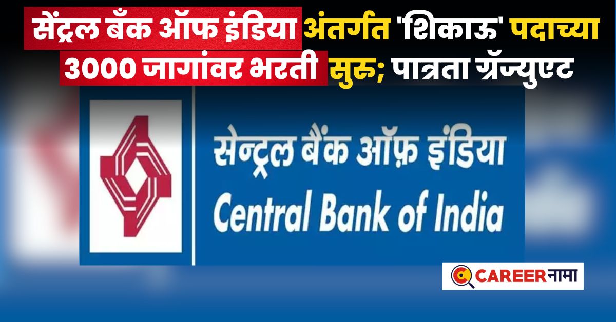 Central Bank of India Recruitment 2024